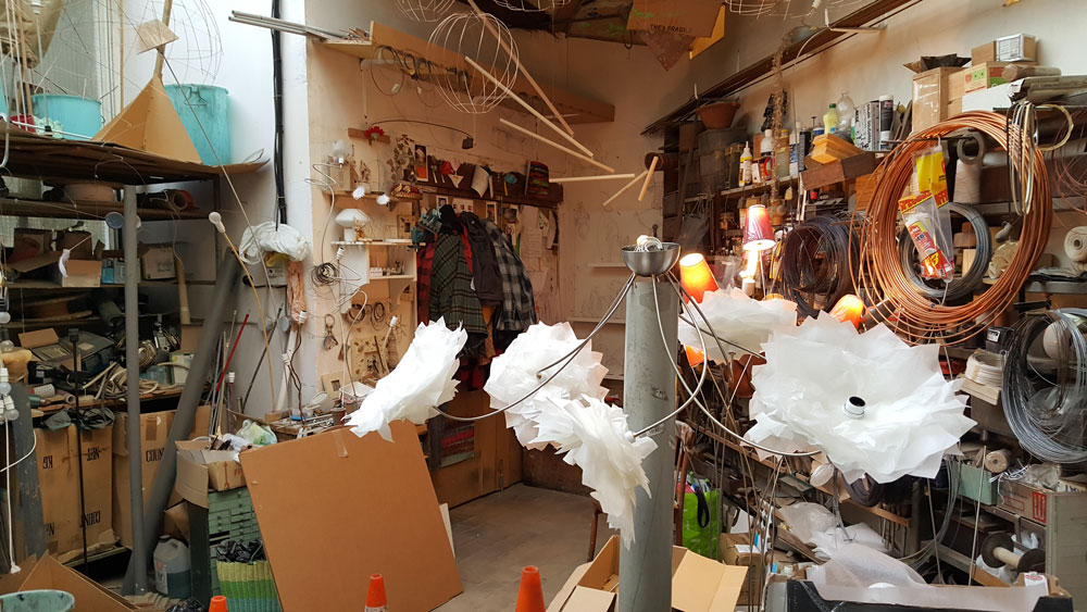 atelier "A tir d'ailes" lustre