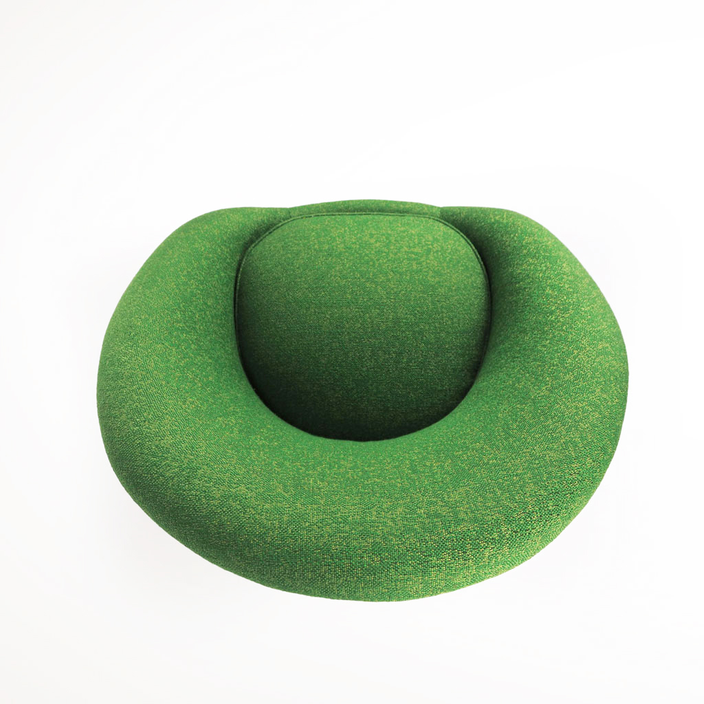 fauteuil kiwi dessus