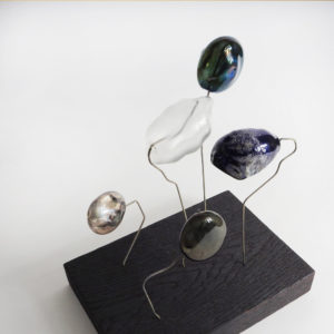 sculpture en perles de verre soufflé