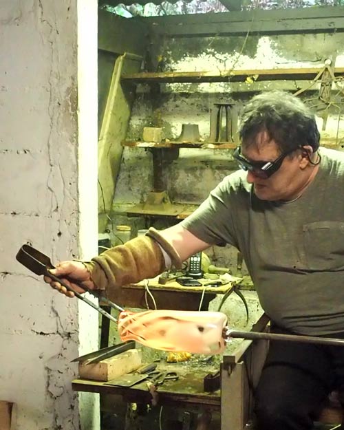 atelier Luigi Dei Rossi souffleur de verre