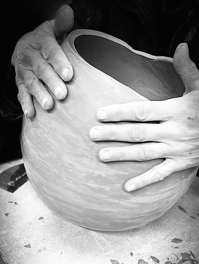 travail de la céramique par Sophie Chemin