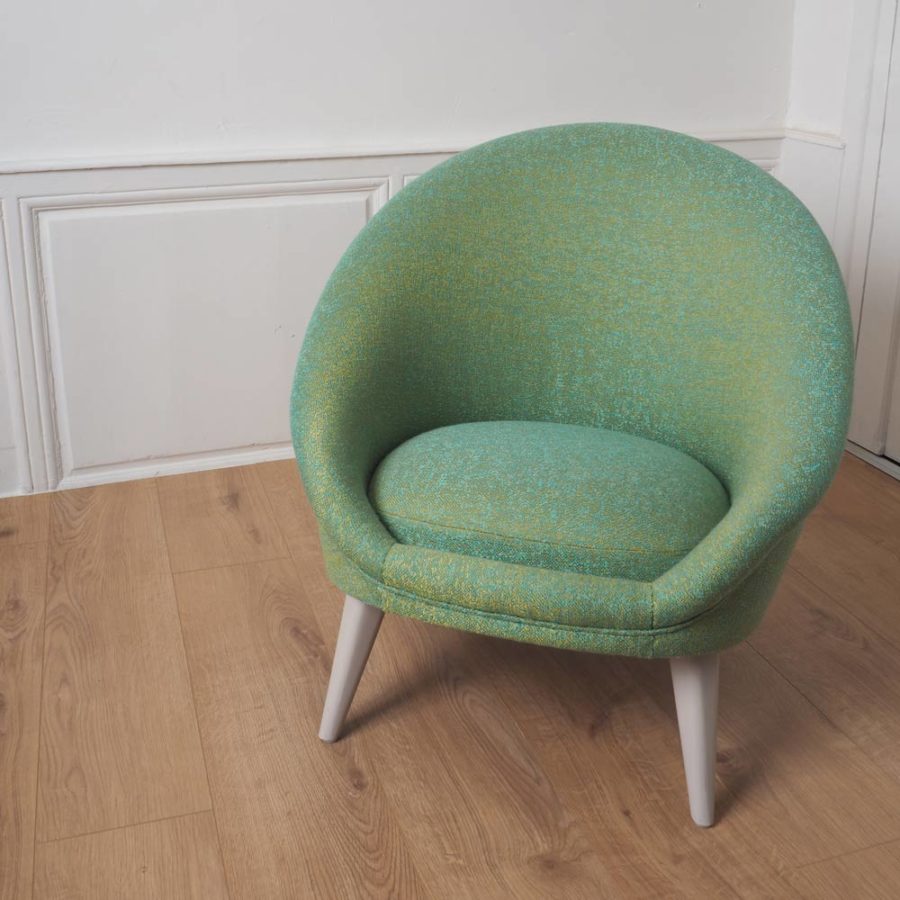 fauteuil kiwi vert clair salon